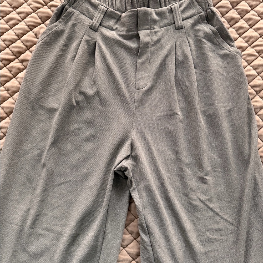 Halara High Waisted Wide Leg Waffle Pant  Medium NWOT